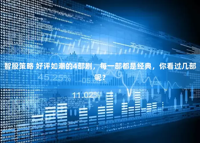 智股策略 好评如潮的4部剧,每一部都是经典,你看过几部呢?